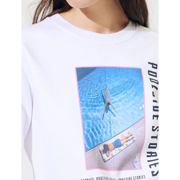 Maje x Slim Aarons Poolside Sweatshirt - Picture 2 of 12